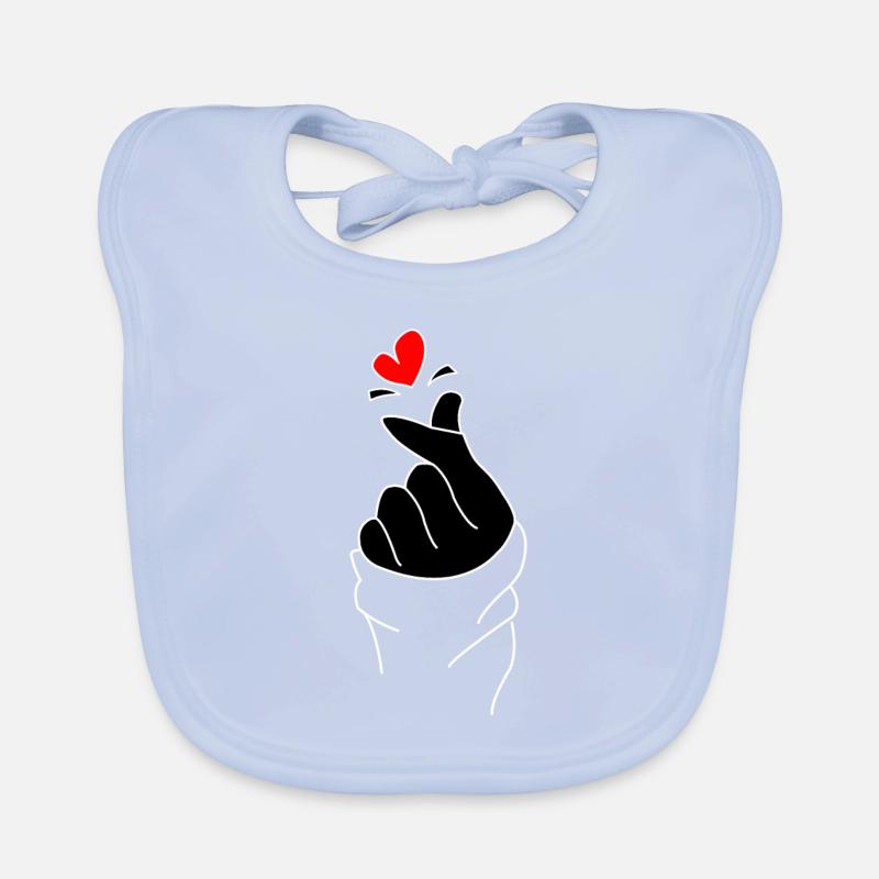 Corée amour Bavoir bio Bébé