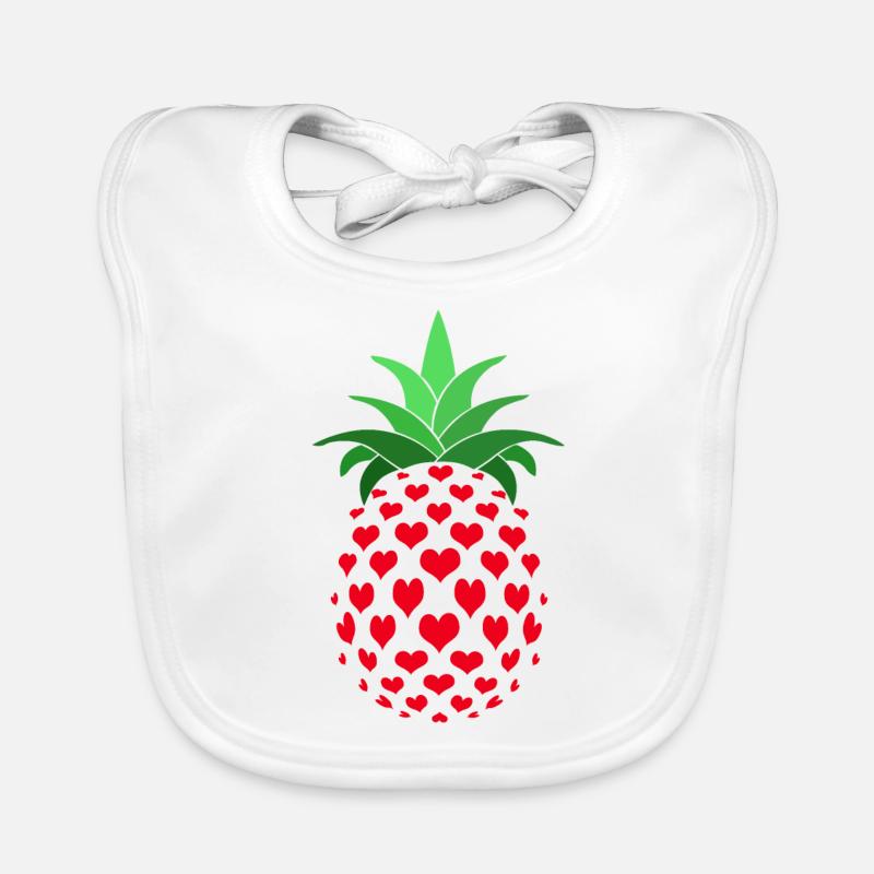 Pineapple Organic Baby Bibs