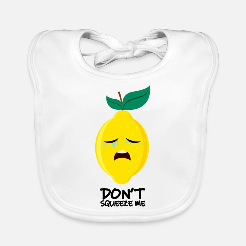 weeping lemon | crying lemon Organic Baby Bibs