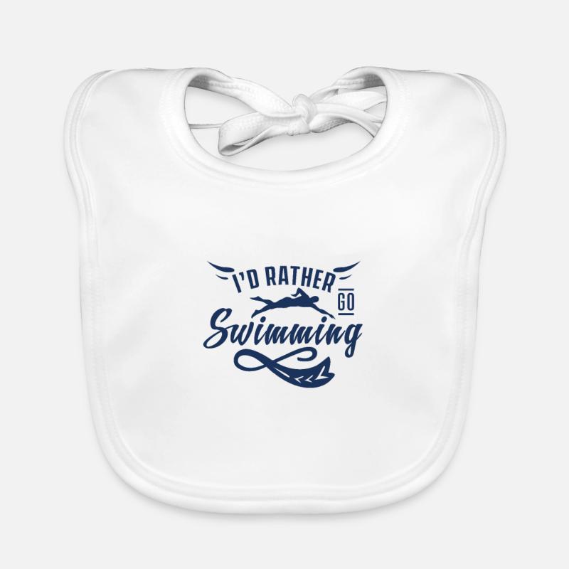 Natation nageur nageuse Bavoir bio Bébé