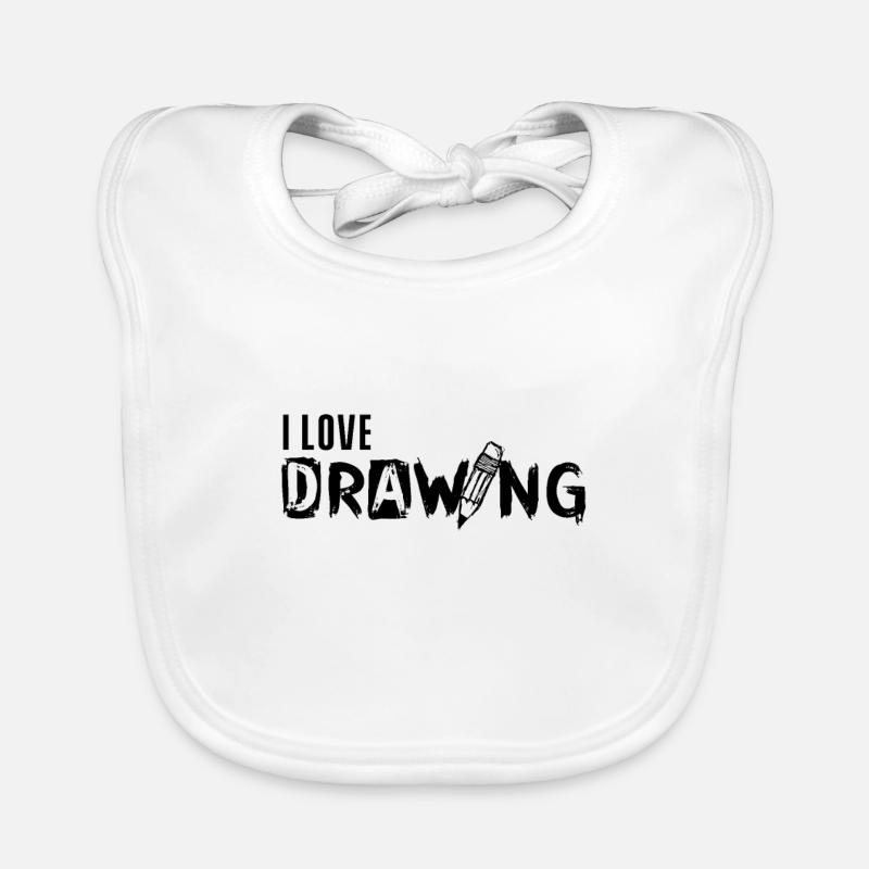 Drawing Drawing Drawing Drawing Organic Baby Bibs