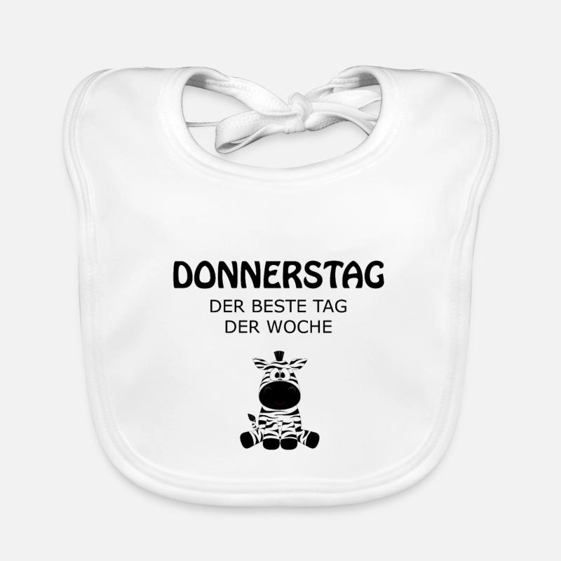 Donnerstag Baby Bio-Lätzchen