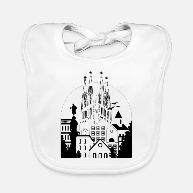 Barcelone Bavoir bio Bébé