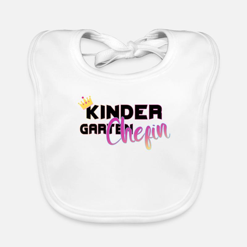 cool kindergarten boss boss gift Organic Baby Bibs