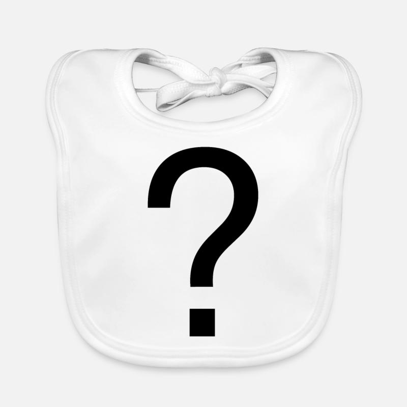 ?, Question mark Organic Baby Bibs