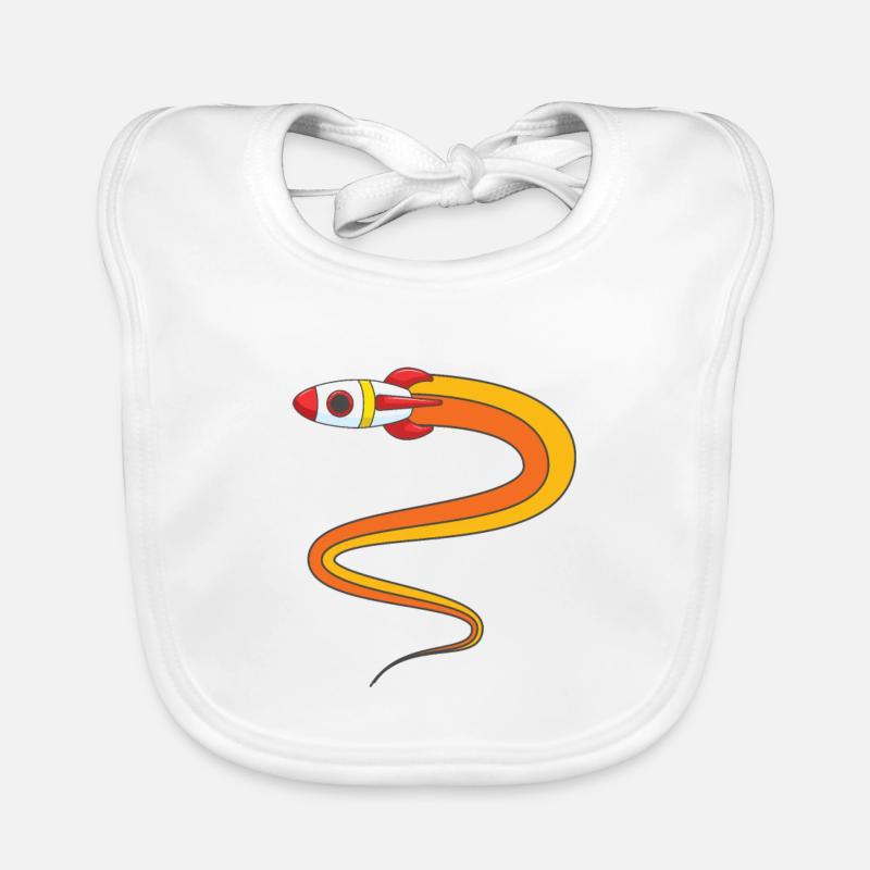 Rocket space star gift Bavoir bio Bébé