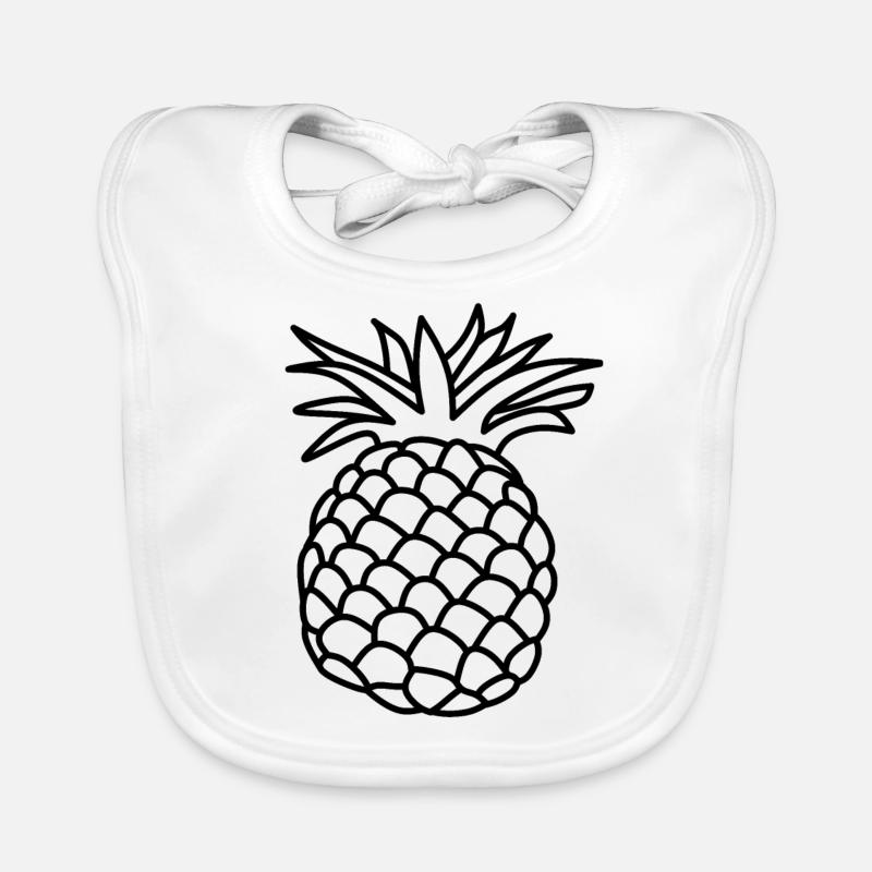 pineapple Organic Baby Bibs