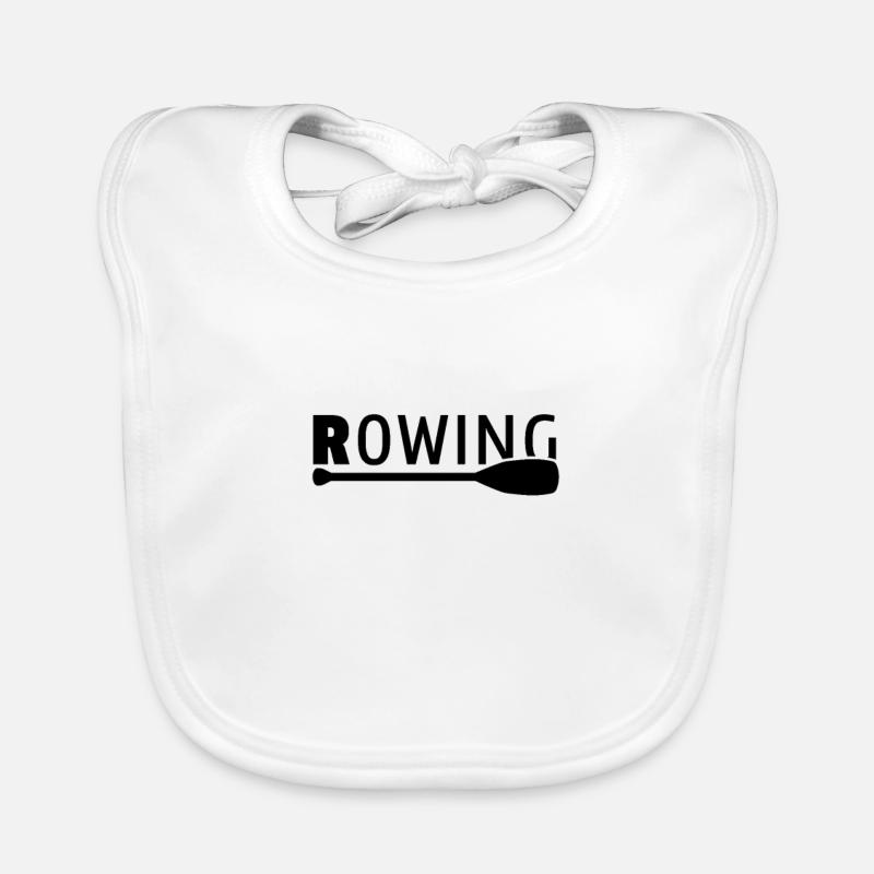 Rowing Rowing Team Rowing Rowing Rowing Organic Baby Bibs