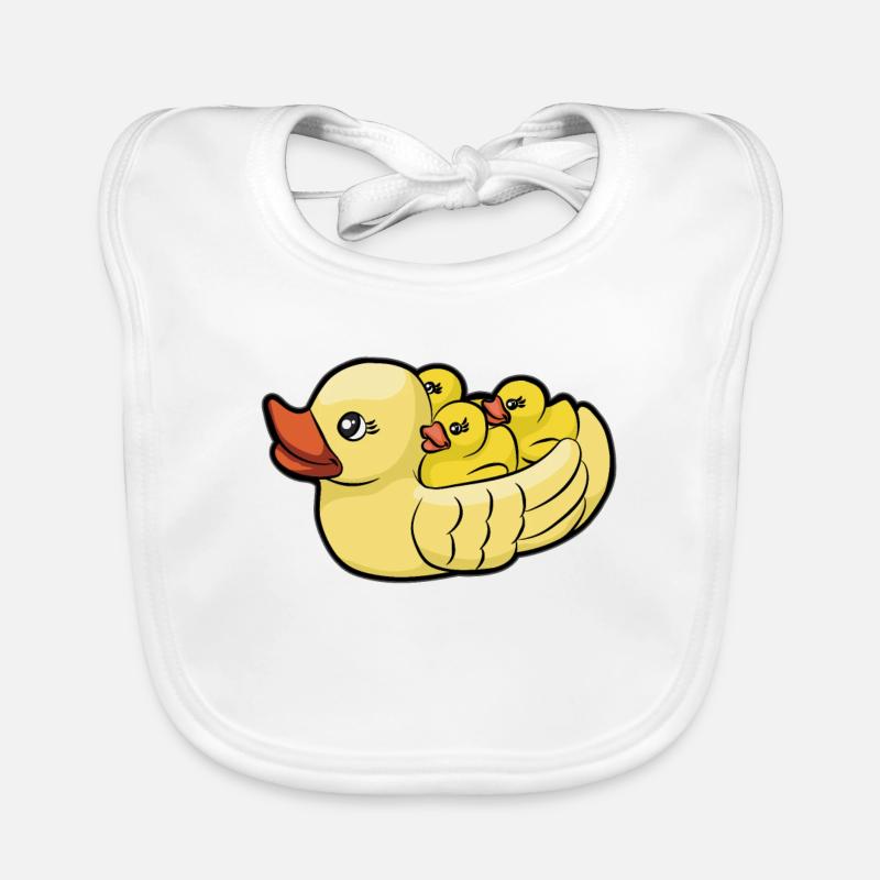 Bathing Duck Bath Bathtub Duck Plastic Duck Organic Baby Bibs