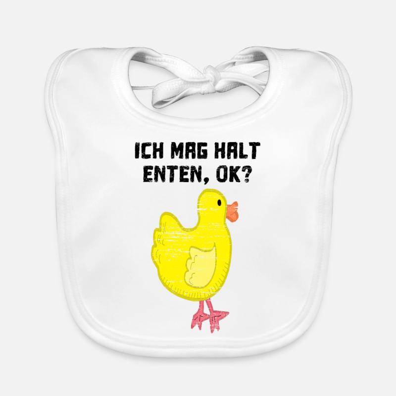 J’aime juste les canards Ok Bavoir bio Bébé