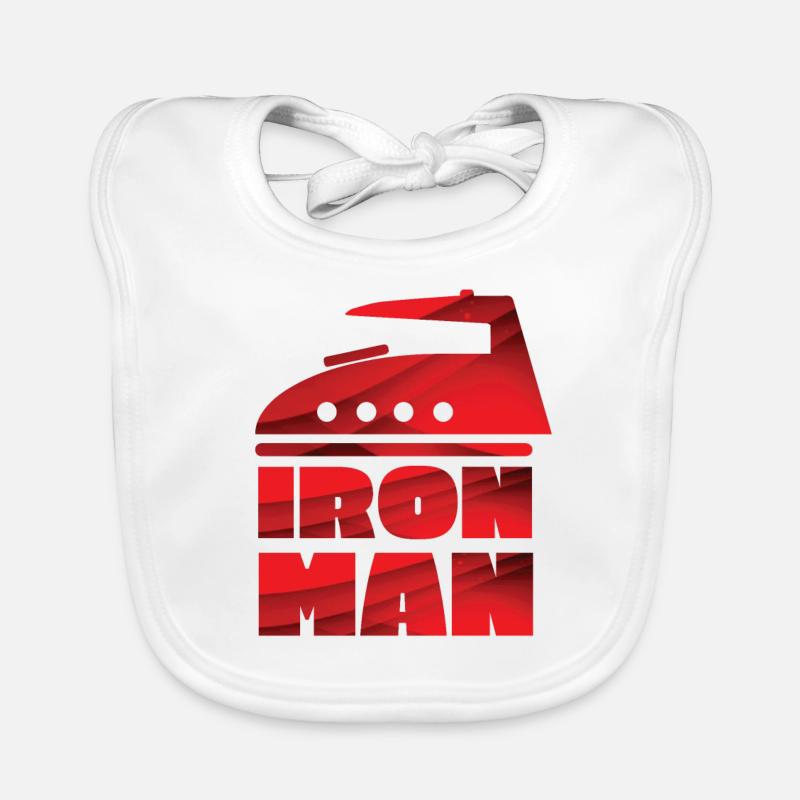 Iron Man Bavoir bio Bébé