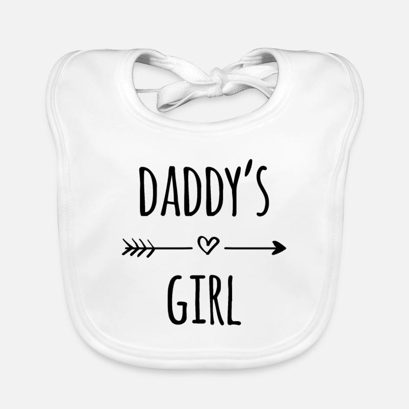 Naissance bébé papa disant cadeau Bavoir bio Bébé