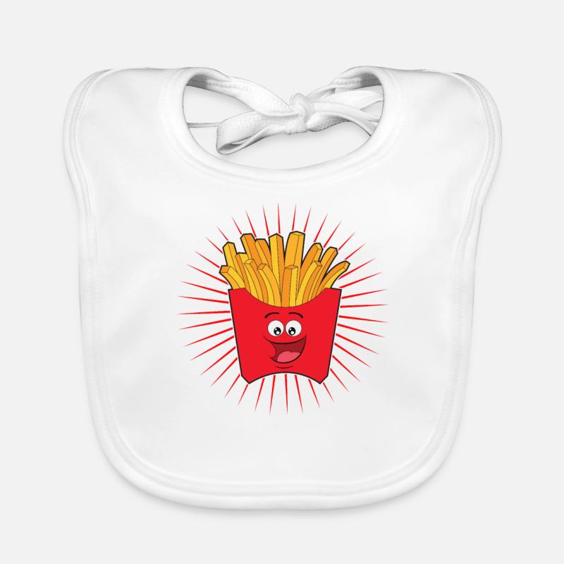 fries Organic Baby Bibs