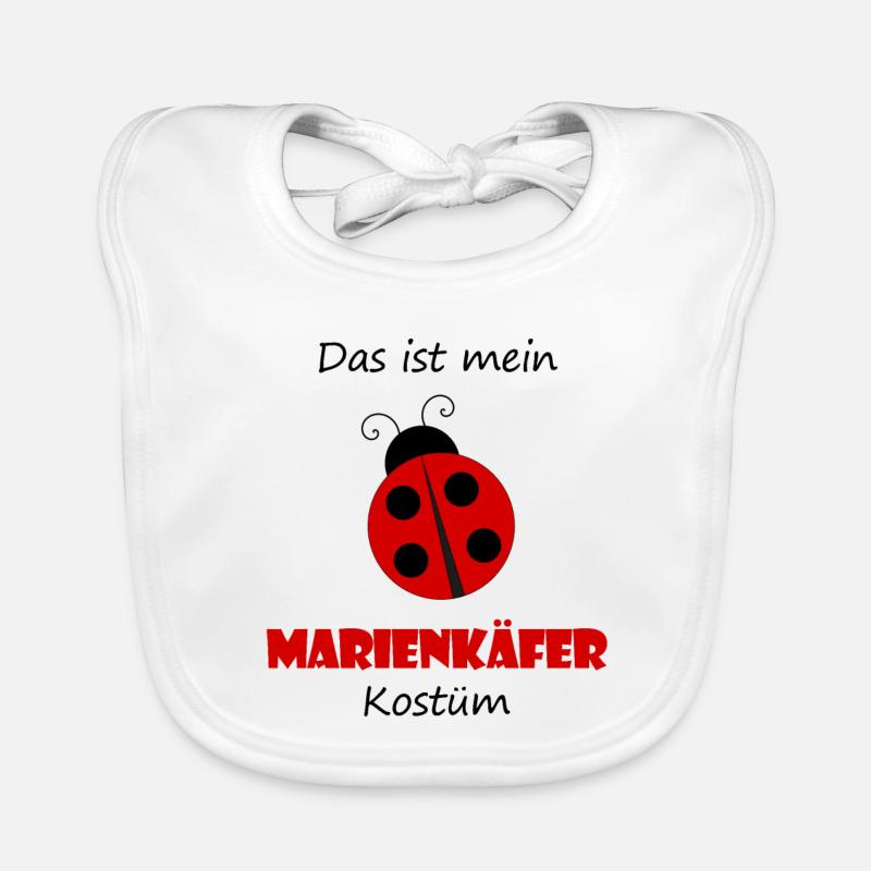 This is my ladybug costume Organic Baby Bibs