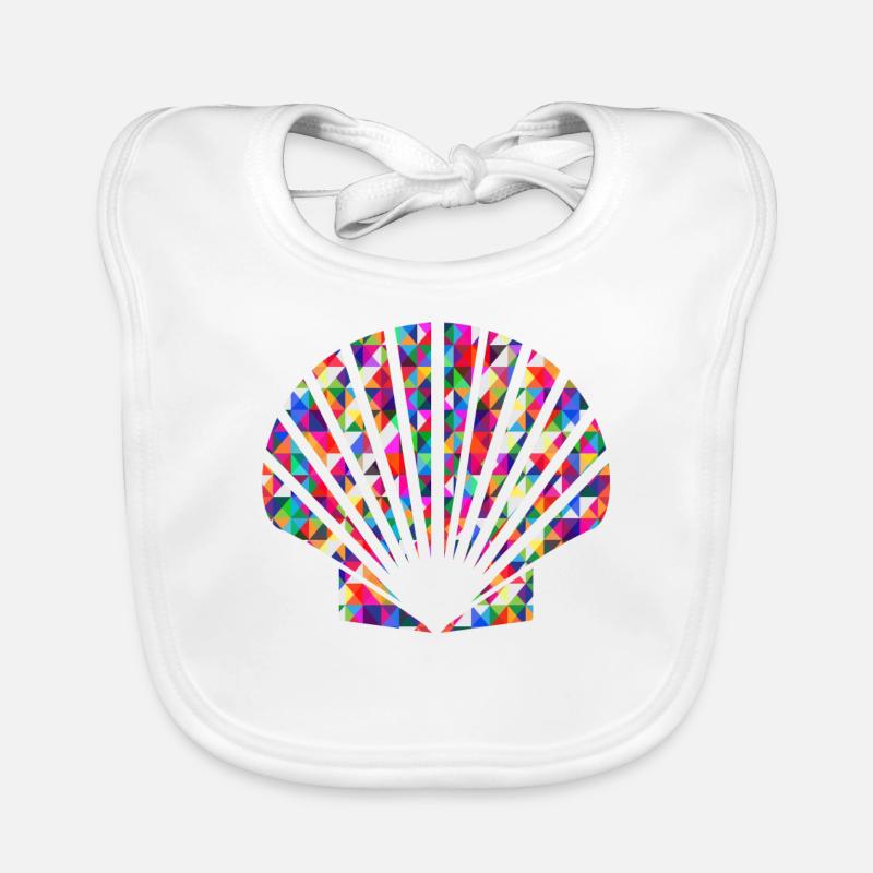 shell Organic Baby Bibs