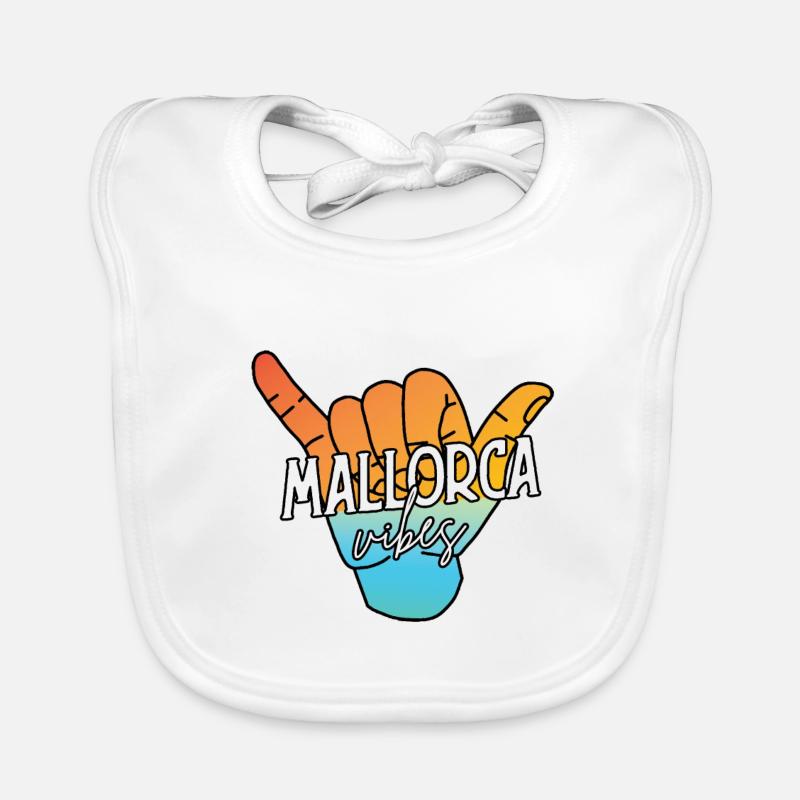 Mallorca Vibes Bavoir bio Bébé