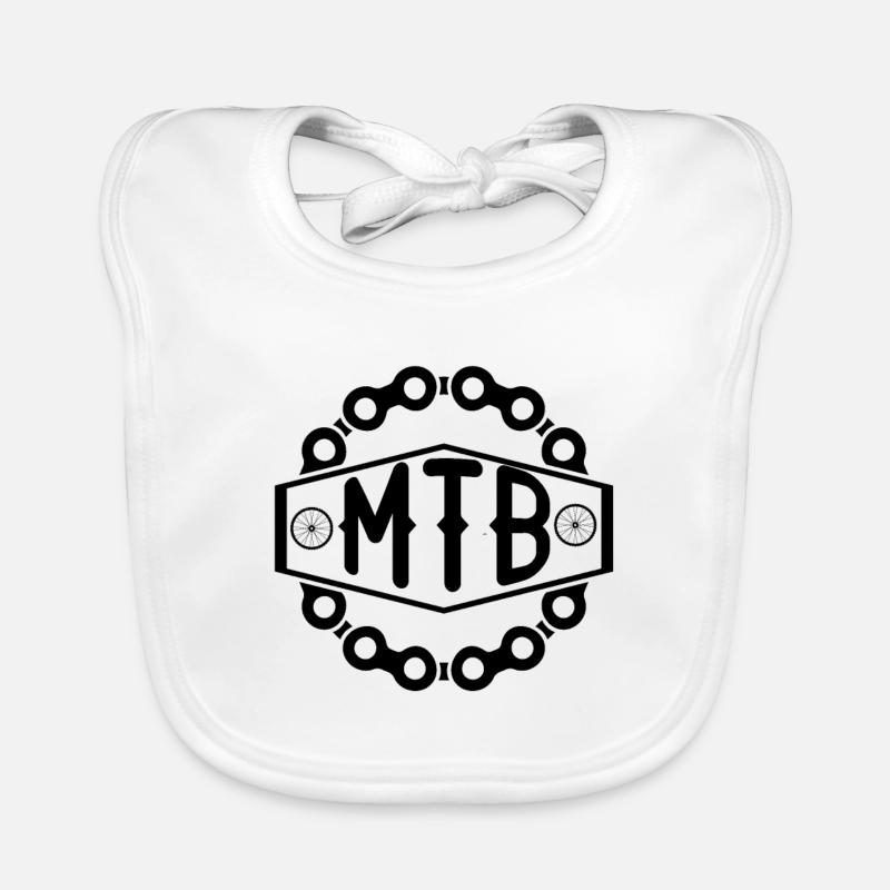 Mountainbiker Baby Bio-Lätzchen