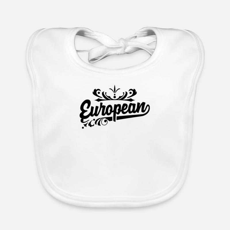 Europe de l’Est Bavoir bio Bébé