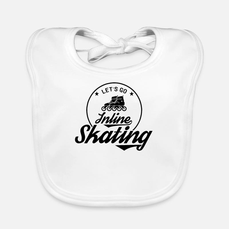 Inline Skating Organic Baby Bibs
