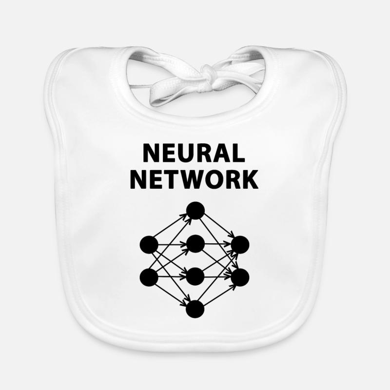Neural Network Organic Baby Bibs
