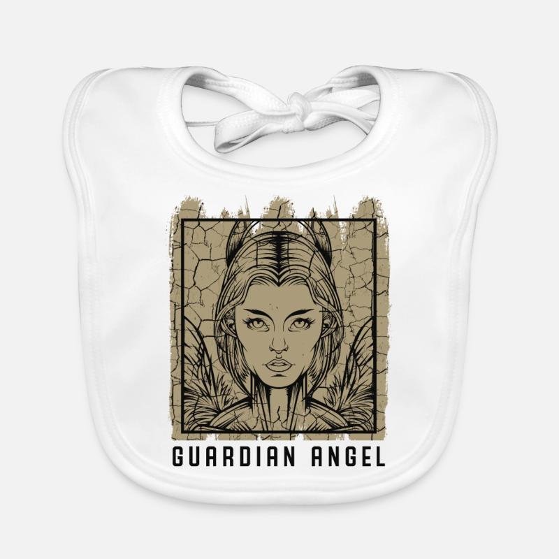 Schutzengel Cherub Seraphin Bote Gottes Geschenk Baby Bio-Lätzchen