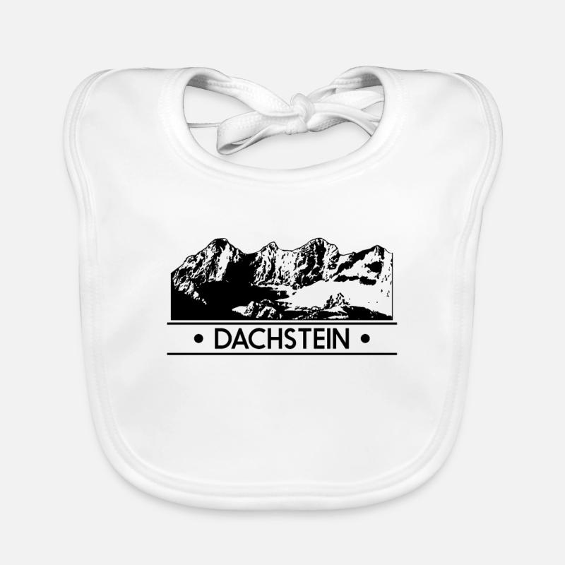 Dachstein - Baby Bio-Lätzchen - Weiß