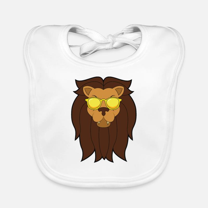 Lion Bavoir bio Bébé