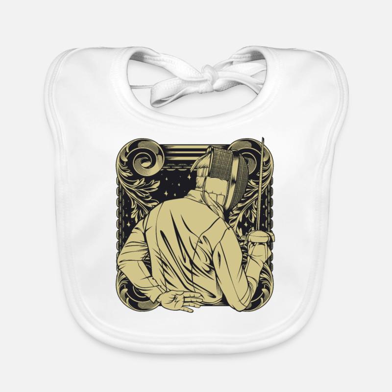 Fechten Baby Bio-Lätzchen