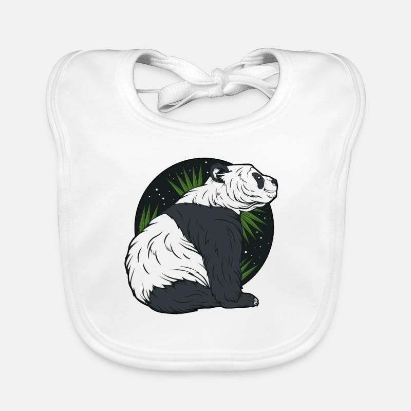panda Organic Baby Bibs