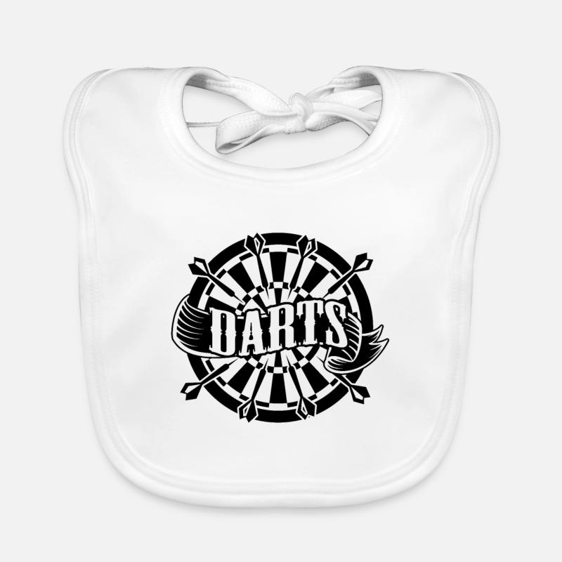 Dart Dart Dart Dart Baby Bio-Lätzchen