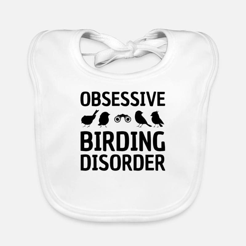 Obsessive Birding Disorder Bavoir bio Bébé