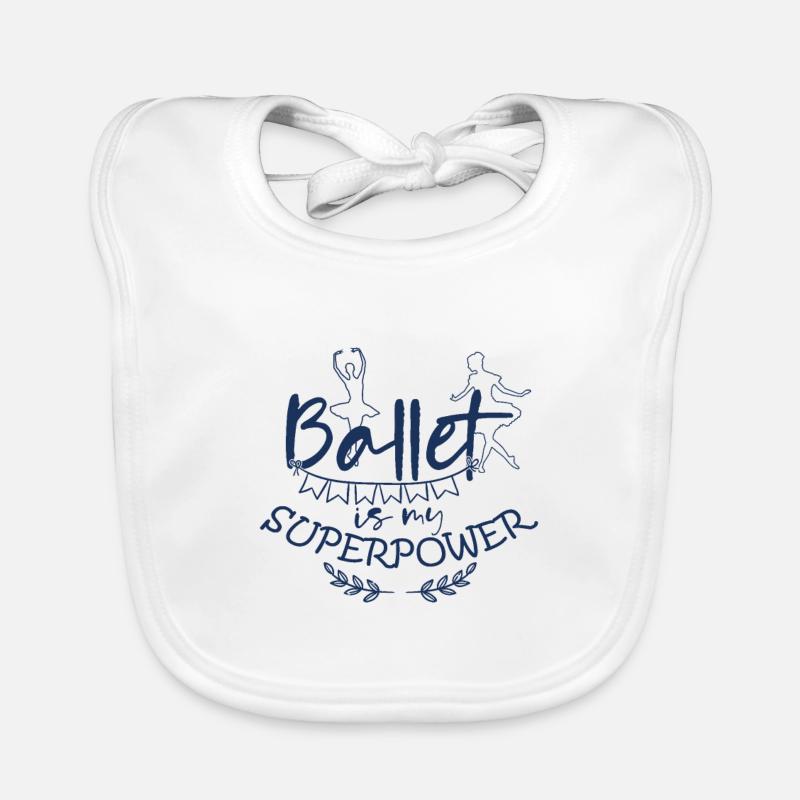 Ballet Ballet Ballet Ballet Bavoir bio Bébé