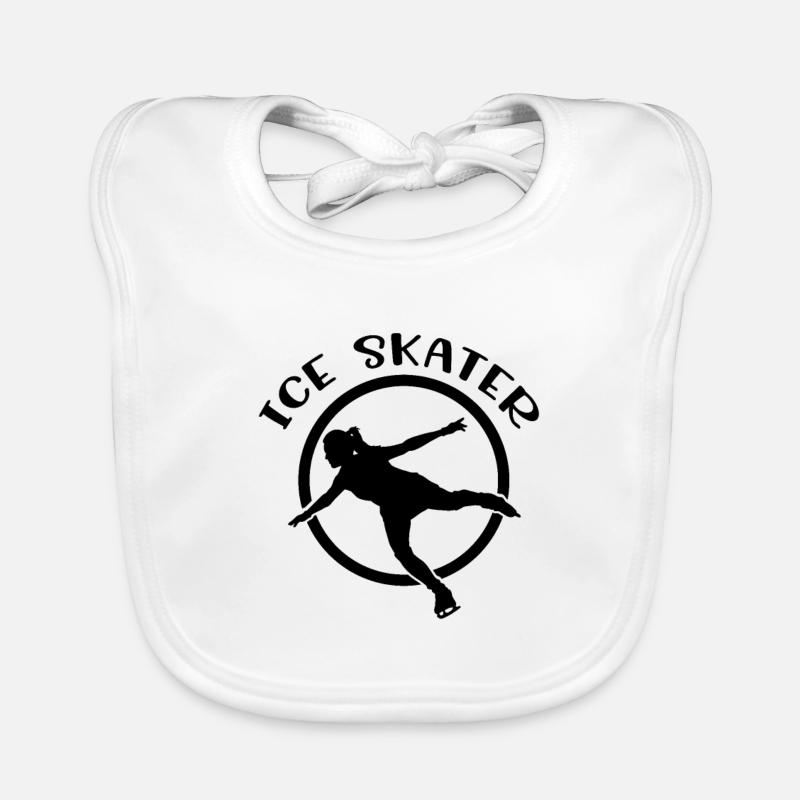 Eislauf Baby Bio-Lätzchen