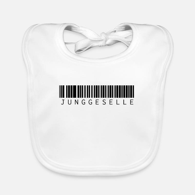 Junggeselle Barcode Baby Bio-Lätzchen