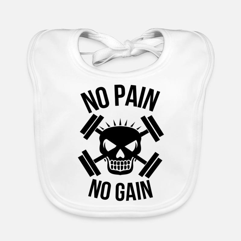 weight training Organic Baby Bibs