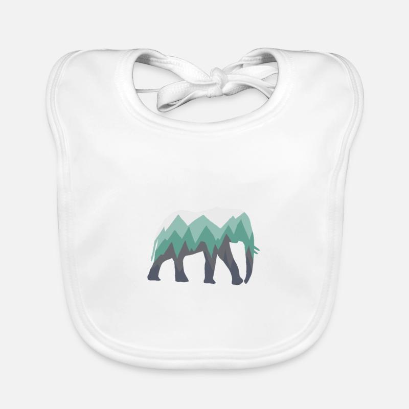 Elefant Baby Bio-Lätzchen