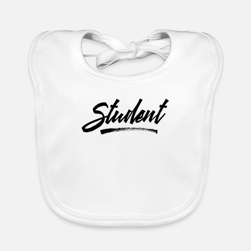 Study Student University Study Student Organic Baby Bibs