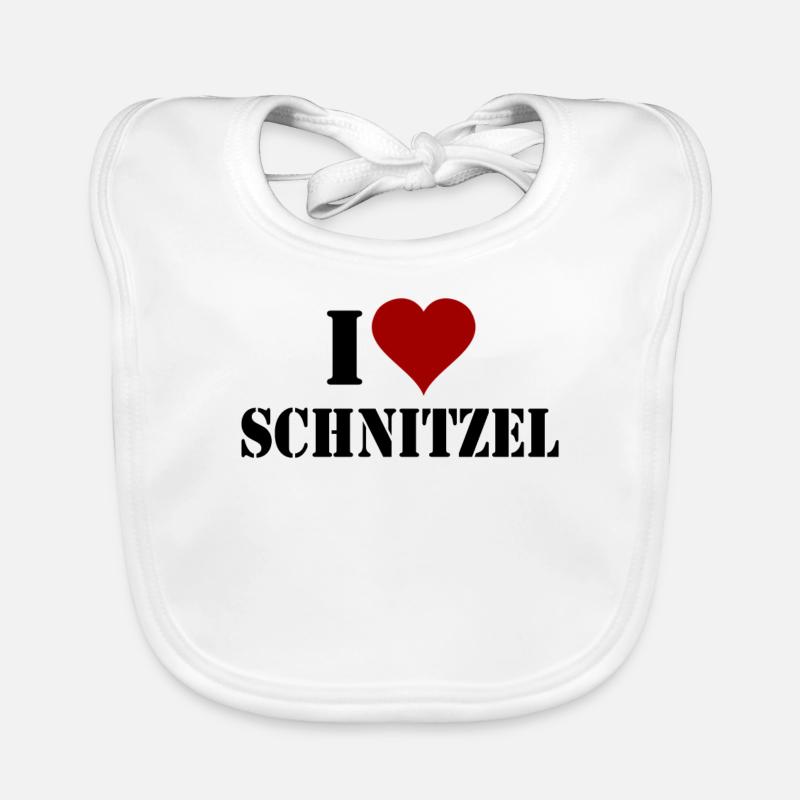 J'aime schnitzel Bavoir bio Bébé