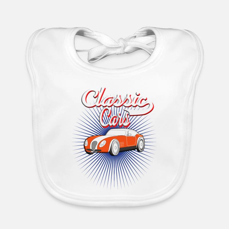 Automobil Auto Oldtimer Klassik Baby Bio-Lätzchen