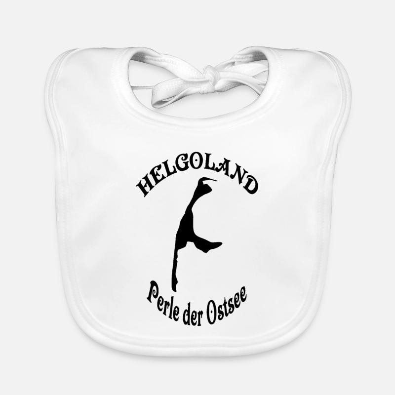 Helgoland/Sylt Perle der Ostsee Baby Bio-Lätzchen