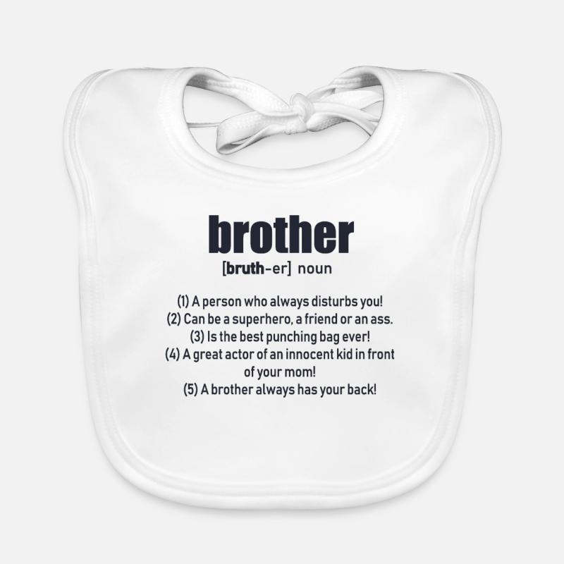 Frère Bavoir bio Bébé