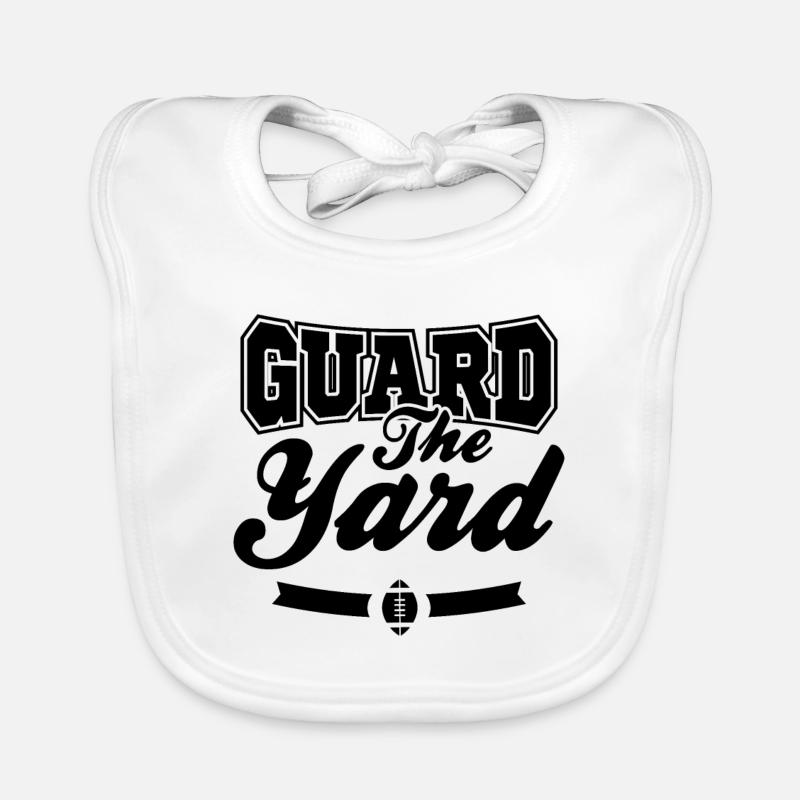 American football Organic Baby Bibs