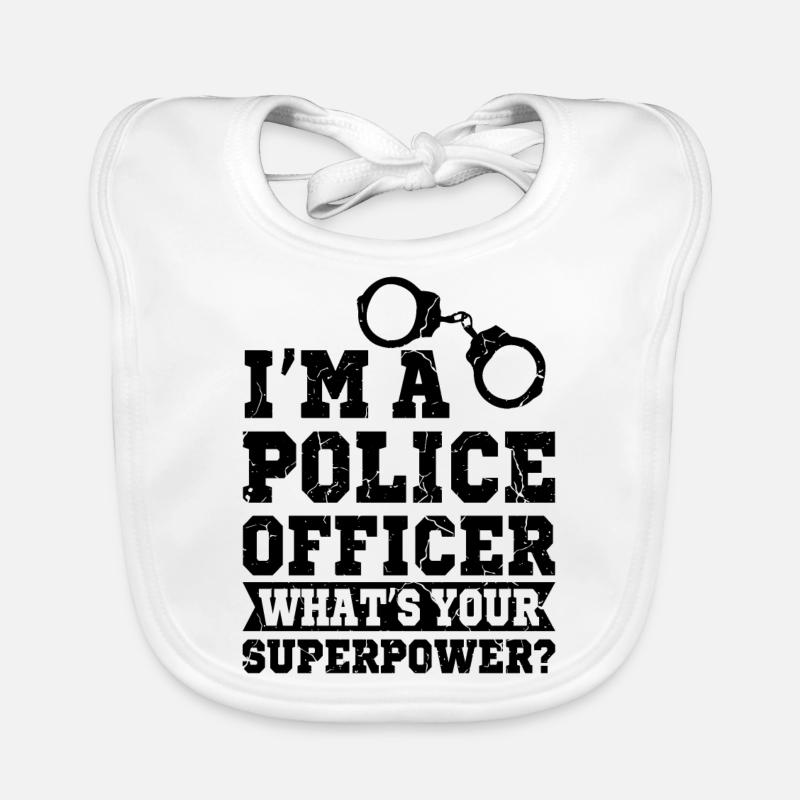 Polizei Baby Bio-Lätzchen