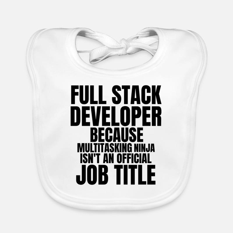 Computer Scientist Software Developer Organic Baby Bibs