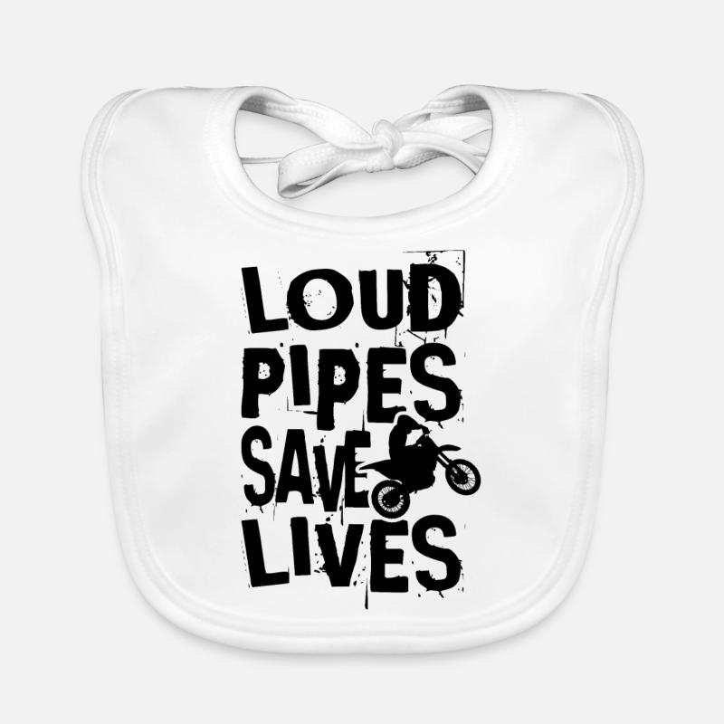 Motorcycle Organic Baby Bibs