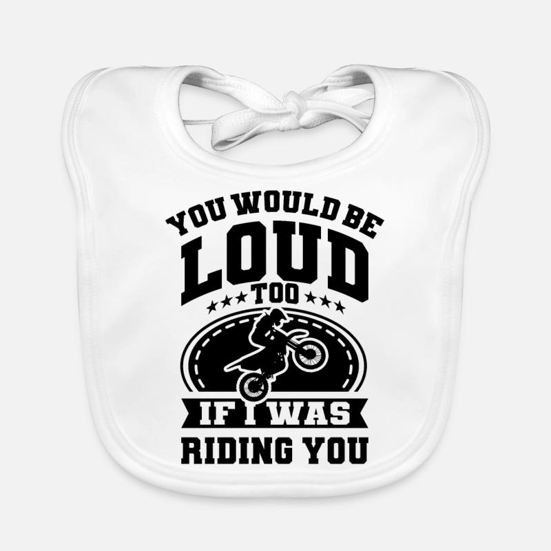 Motorcycle Organic Baby Bibs