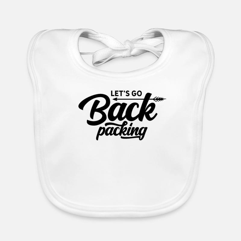 Backpacking Organic Baby Bibs