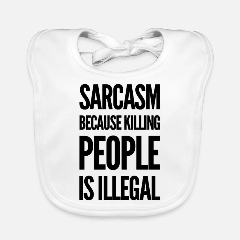 Sarkasmus Baby Bio-Lätzchen