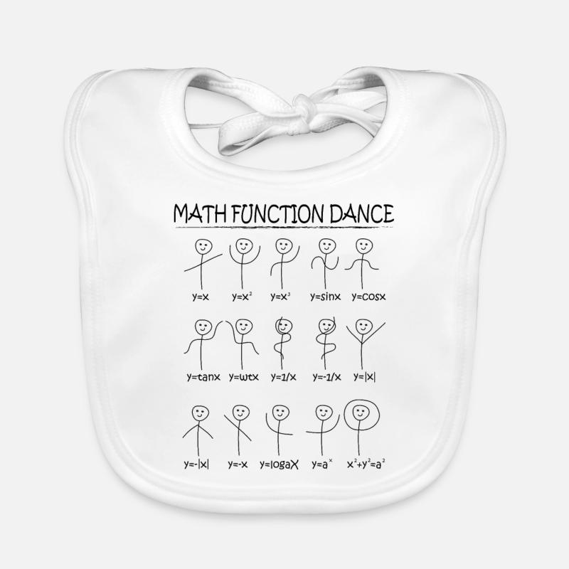 Math Functions Organic Baby Bibs