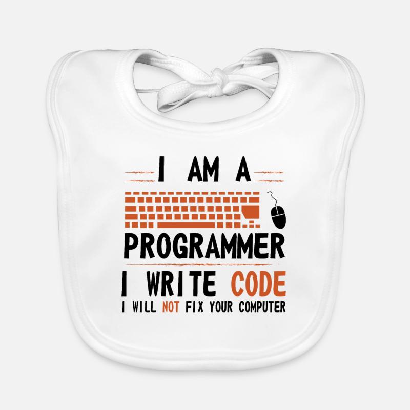 Programmierer Baby Bio-Lätzchen